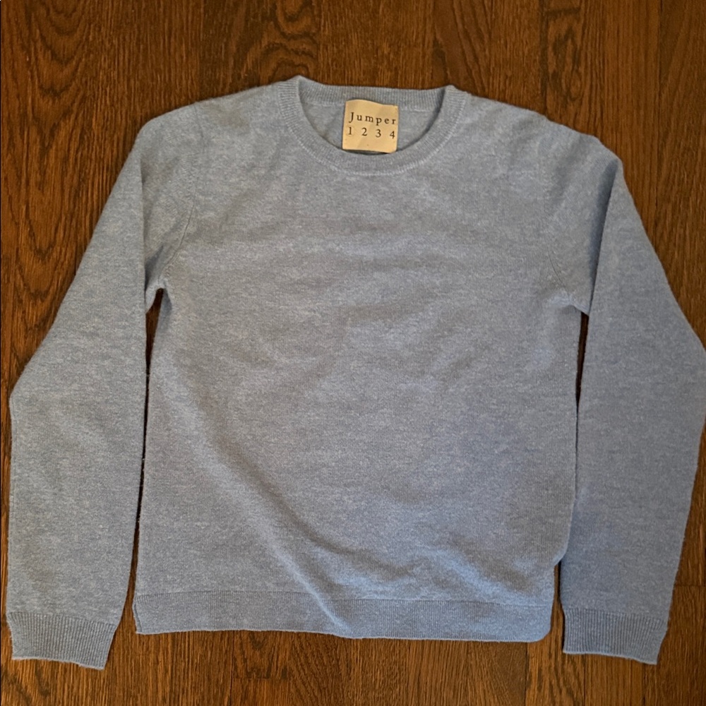 Women’s Light Blue Crew Neck Sweater Size XS